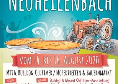 Dorffest Neuheilenbach - Plakat-Design von Sven Arce de la Cruz - SA Designs in 54523 Hetzerath