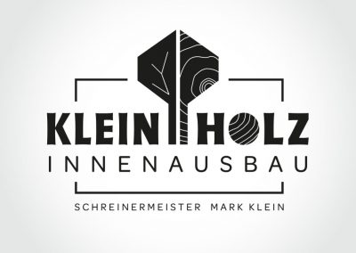 Kleinholz Innenausbau | Schreinermeister Mark Klein in 54518 Altrich - Logo-Umsetzung von Sven Arce de la Cruz - SA Designs in 54523 Hetzerath